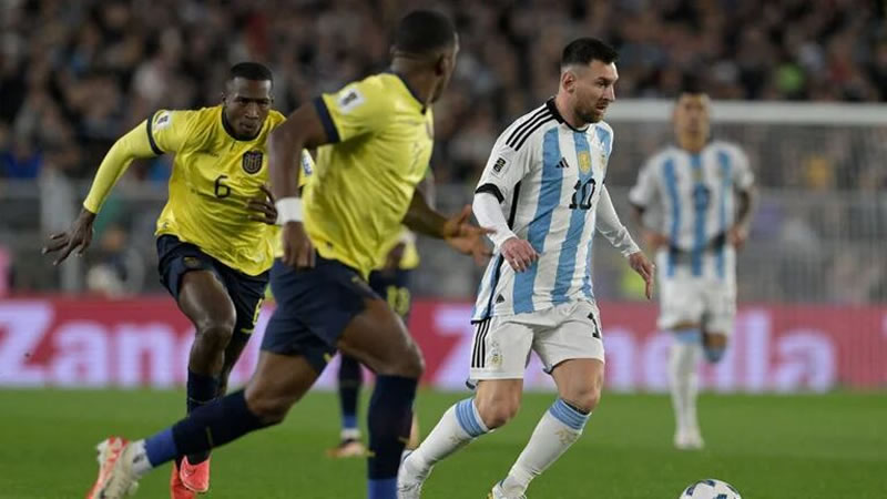 Argentina enfrenta a Ecuador en amistoso previo a la Copa América 2024