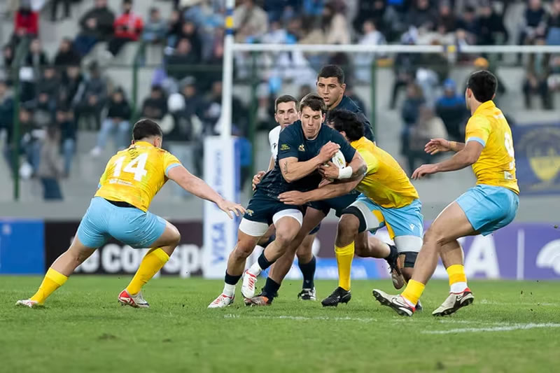 Con Kremer como capitán, Los Pumas obtuvieron un aplastante triunfo ante Uruguay