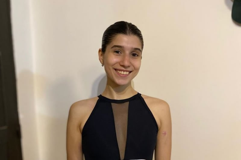 Bailarina de la Academia de Danzas Pavlovha audicionó para un programa internacional en Brasil