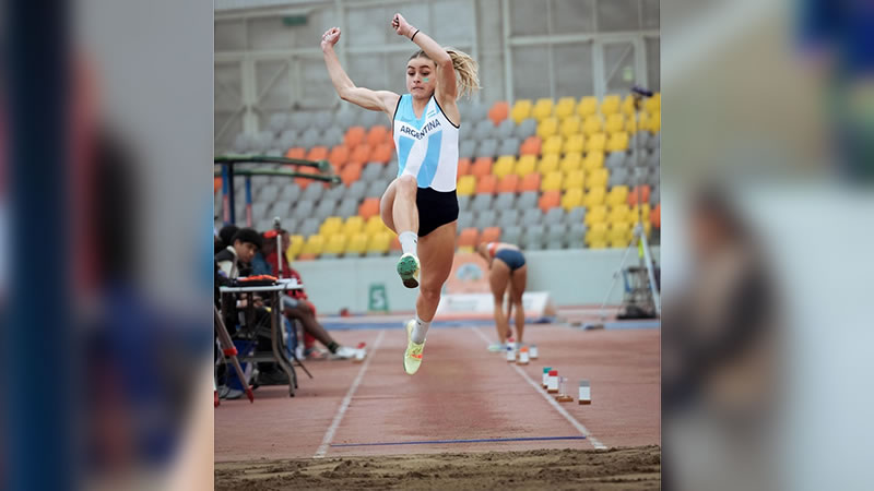 Salto en largo: Victoria Zanolli logró la medalla de bronce del Campeonato Sudamericano U20