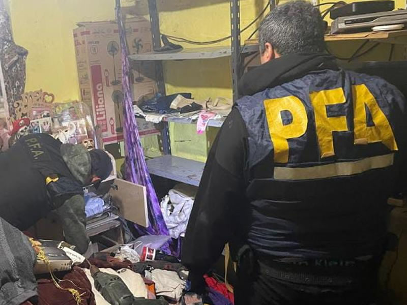 La Polícia Federal desbarató un búnker de drogas y detuvo a dos hombres en Concordia