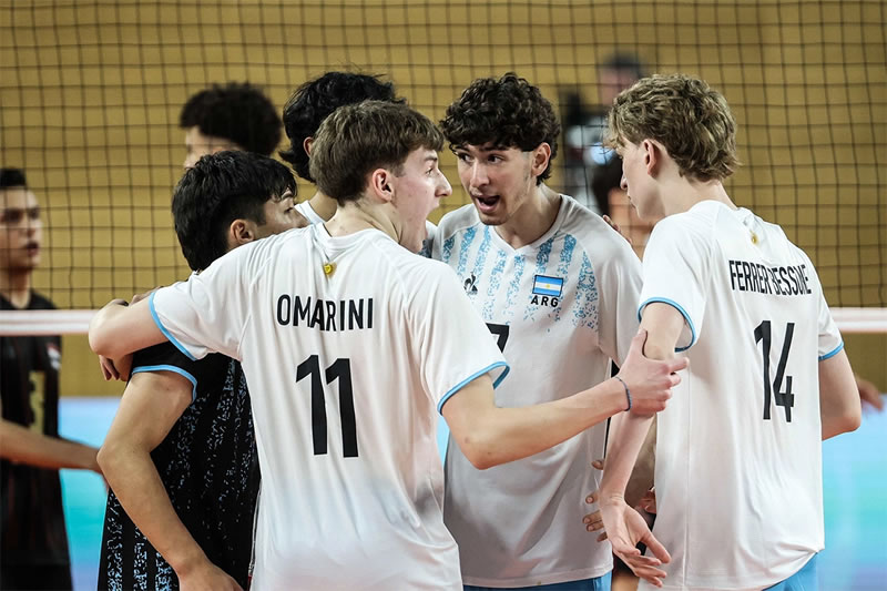 Con dos entrerrianos, Argentina está entre los cuatro mejores del Mundial de Vóley U17