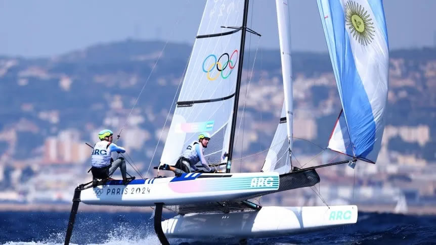 El gran resultado de Argentina en Yachting que podría terminar en medalla