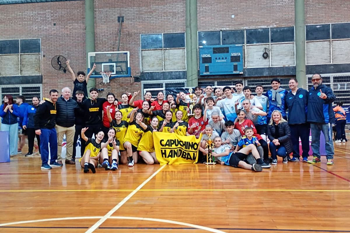 Handball: Ferrocarril y Capuchinos se consagraron campeones nacionales en Santa Fe