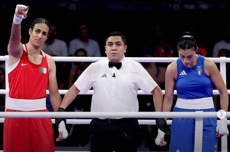 Juegos Olímpicos: Una boxeadora italiana abandonó ante una argelina señalada por su género