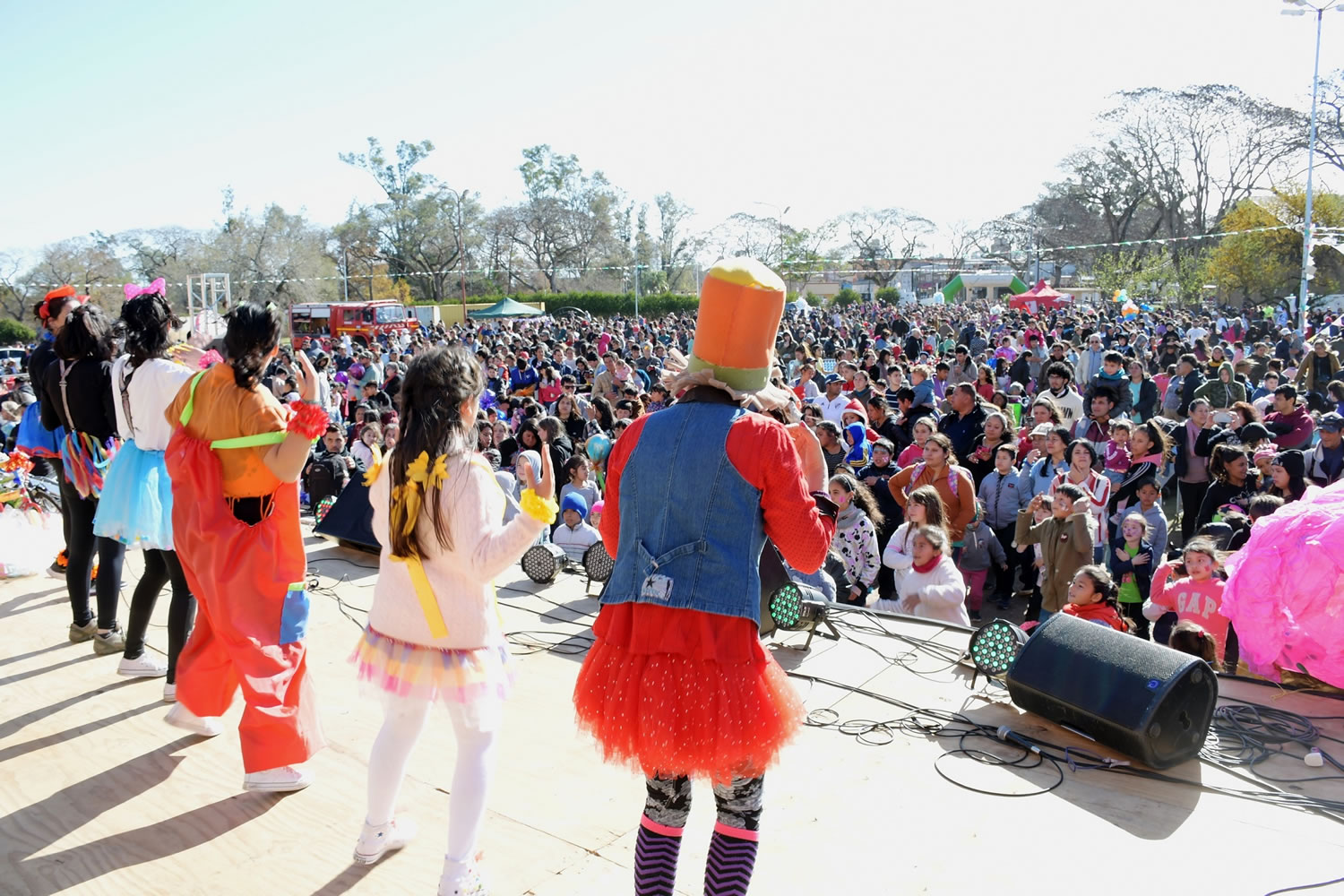 Multitudinario festejo del Día del Niño en la Costanera