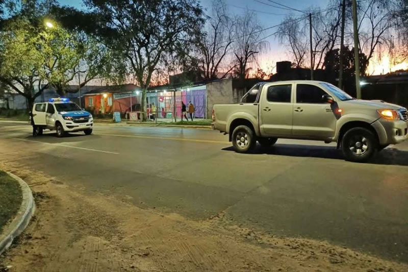 Una nena fue atropellada cuando intentaba cruzar la avenida Eva Perón