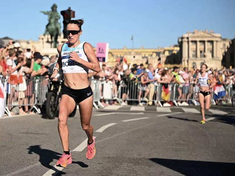 Gran actuación de Florencia Borelli en el maratón de los Juegos Olímpicos de París
