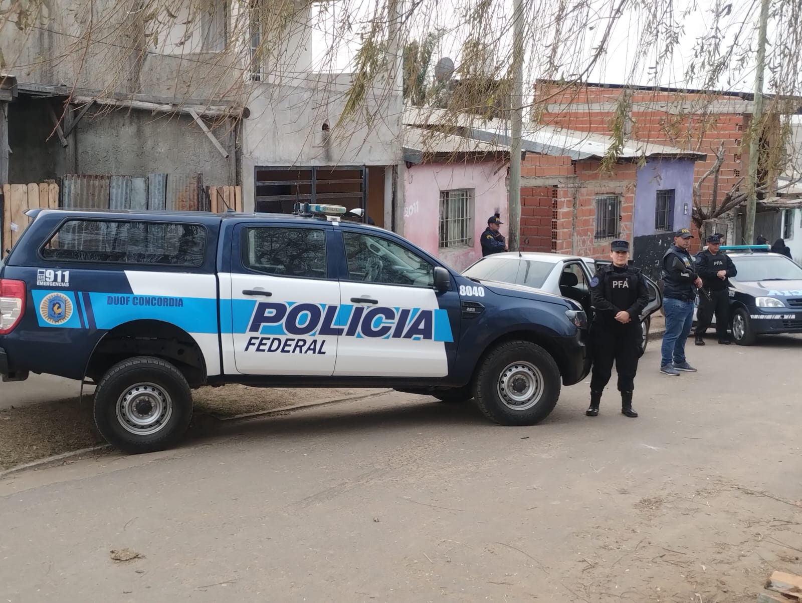 Dos personas fueron detenidas en el Barrio Constitución por la Policía Federal