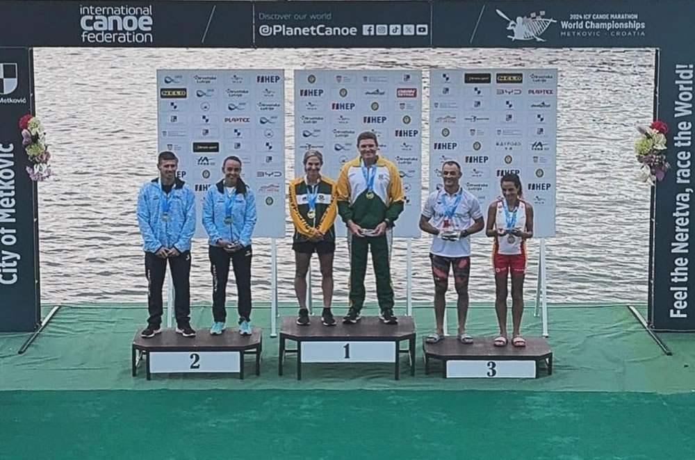 Canotaje: Los máster entrerrianos coparon el podio de la Copa del Mundo de Maratón