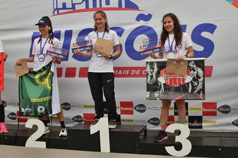 Tres concordienses ocuparon los primeros puestos en la 1ª Rústica Missõe en Brasil