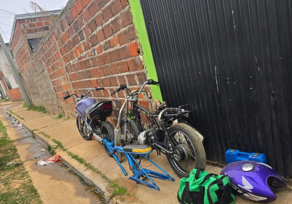 Siete allanamientos en una causa que investiga el robo de motos