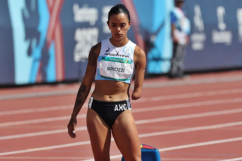 Teresita Briozzi cerró su participación en los Juegos Paralímpicos mejorando otra marca personal