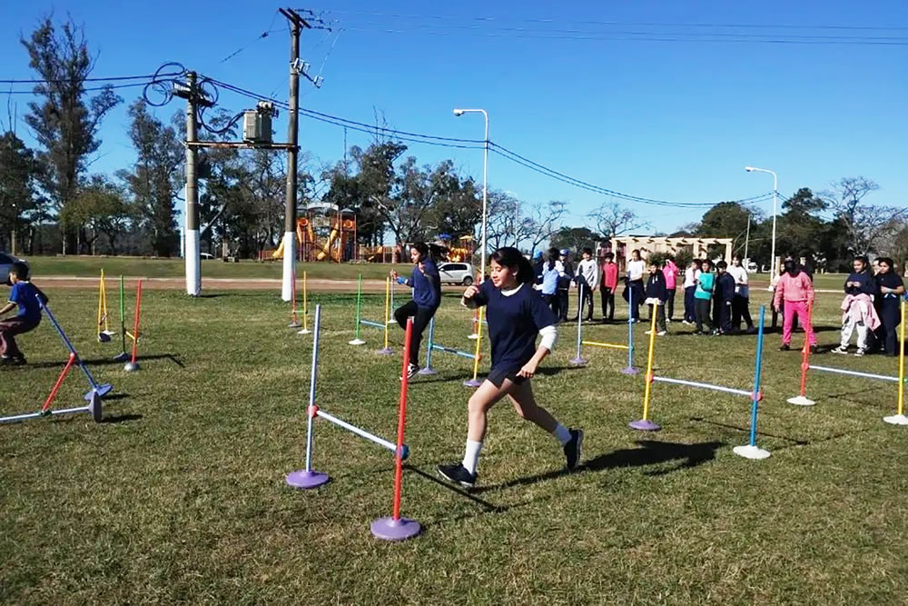 Estudiantes participaron de un encuentro deportivo en Concordia