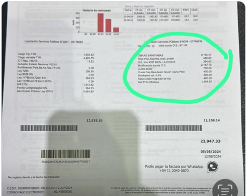 El Gobierno anunció que los intendentes no podrán sumar tasas municipales en las boletas de los servicios públicos