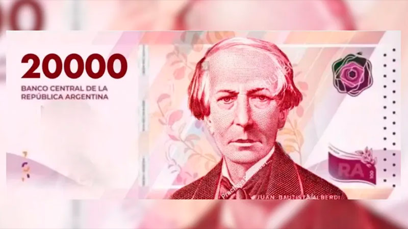 Billete de $ 20.000: Cuándo entrará en circulación en la Argentina