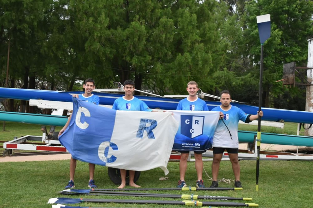 Remeros del Club Regatas Concordia competirán en el Campeonato Argentino en Tigre