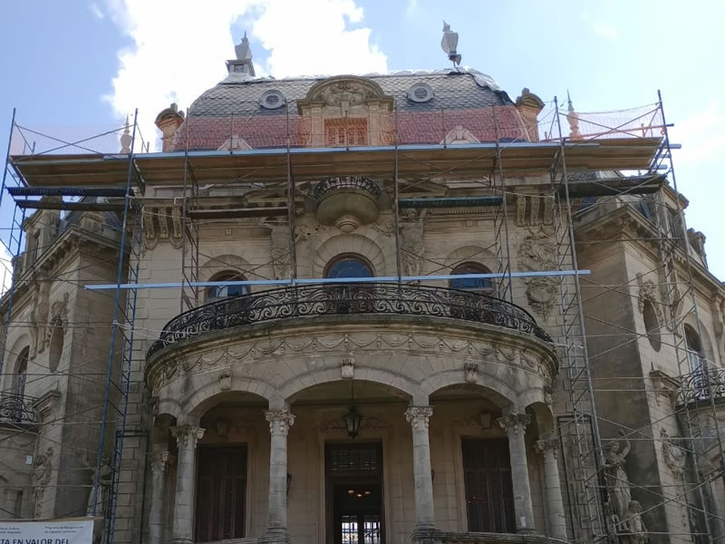 Avanzan las obras en el Palacio Arruabarrena: Para noviembre estarían finalizadas