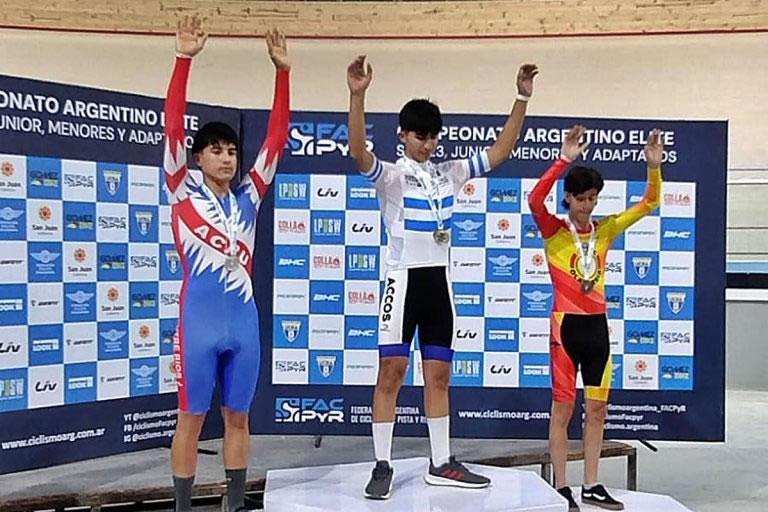 Joven concordiense se consagró Subcampeón Argentino de Ciclismo en Pista