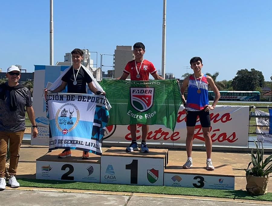 Tres integrantes de la Escuela Municipal de Atletismo se consagraron campeones argentinos