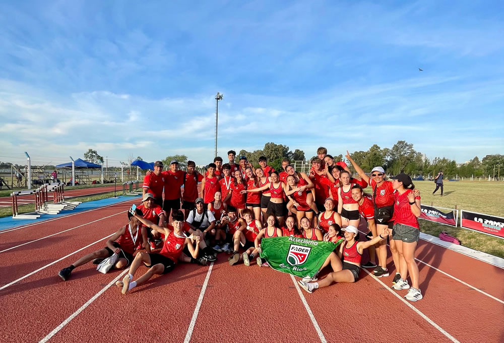 Ocho medallas para los integrantes de la Escuela Municipal de Atletismo en el Campeonato Nacional de la Pampa