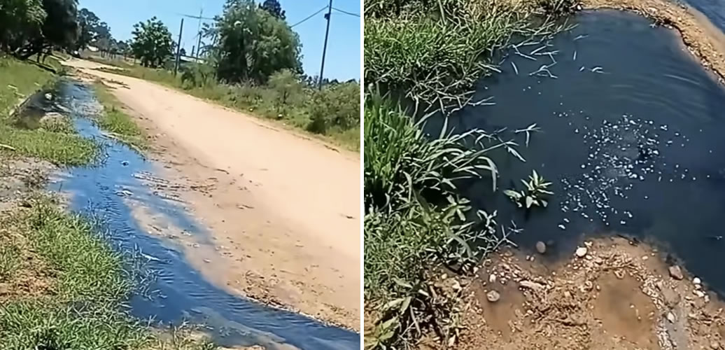 Vecinos del barrio «21 de Septiembre» reclaman por el colapso de cloacas