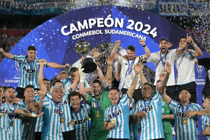 Racing goleó al Cruzeiro y es el nuevo campeón de la Copa Sudamericana