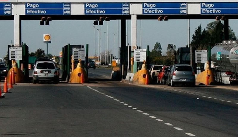 Corredor 18: Caminos del Rio Uruguay informa aumentos de precios en el peaje