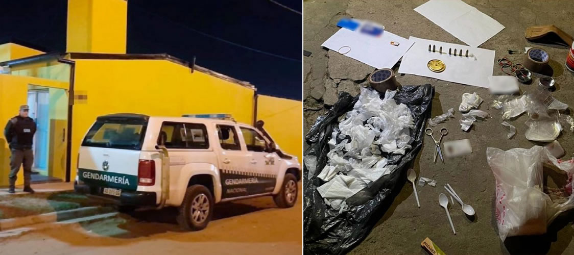 Gendarmería incautó más de 200 ampollas de fentanilo y morfina tras allanamientos
