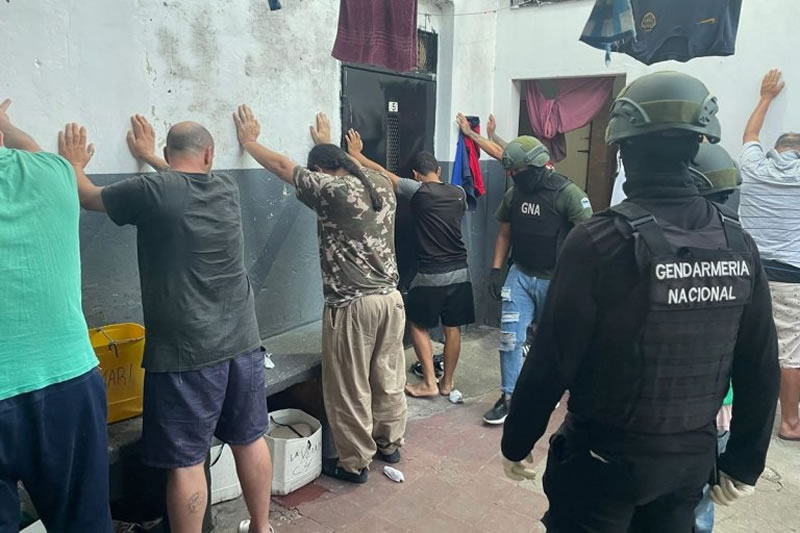 Gendarmería allanó las Unidades Penales de Concordia y Paraná por una causa vinculada al narcotráfico