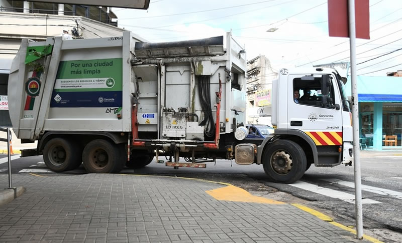 Cronograma de recolección de residuos durante fin de año