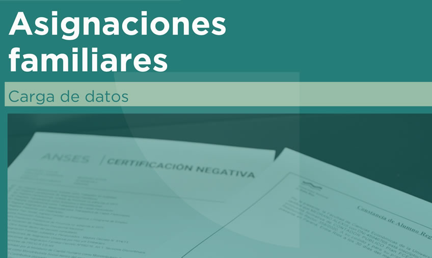 Asignaciones familiares: Personal dependiente del CGE deberá cargar datos de sus hijos