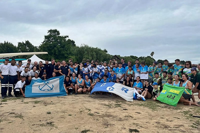 Destacada actuación de remeros del Club Regatas Concordia en la segunda fecha del Campeonato Entrerriano