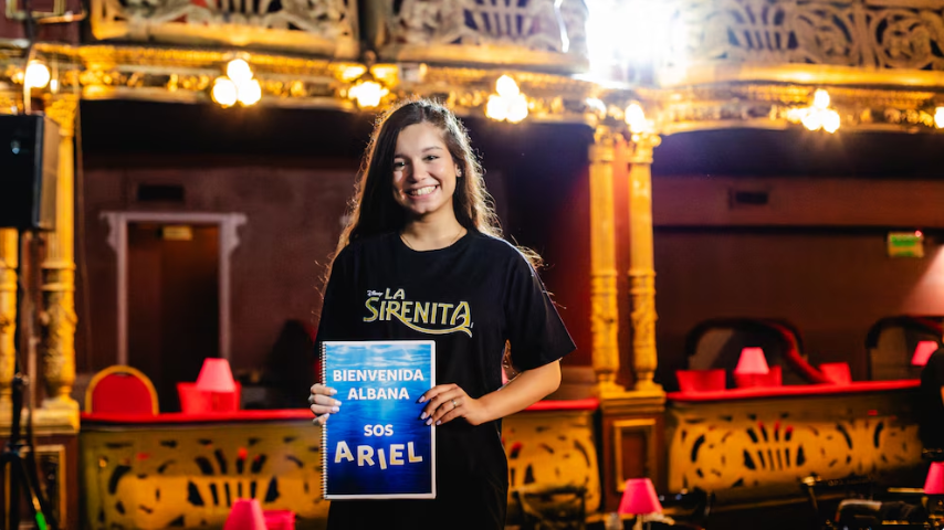 La historia de Albana Fuentes, la joven que superó a 1723 aspirantes en un casting y protagonizará La Sirenita