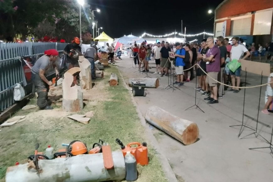 Encuentro de Escultores de la 40° Fiesta Nacional de la Artesanía