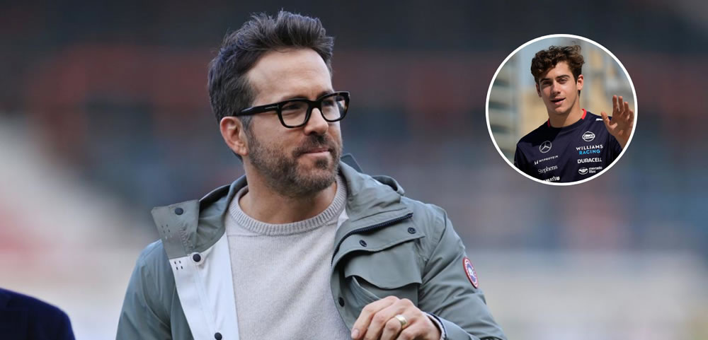 Ryan Reynolds se convirtió en uno de los dueños de Alpine, la escuderia de Franco Colapinto