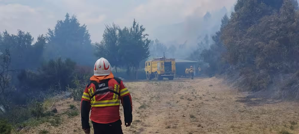 2300 son las héctareas consumidas por el incendio forestal en Epuyén, Chubut