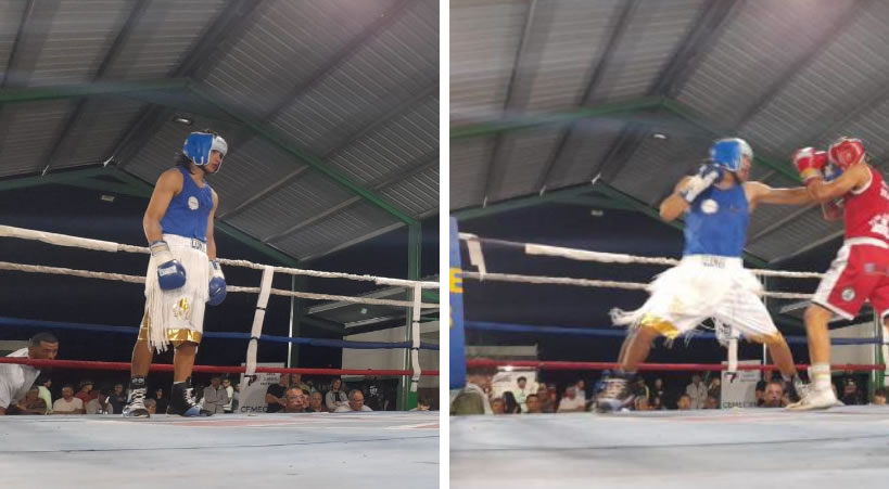 Leonardo Luna construye su camino en el mundo del box  y sueña con ser profesional