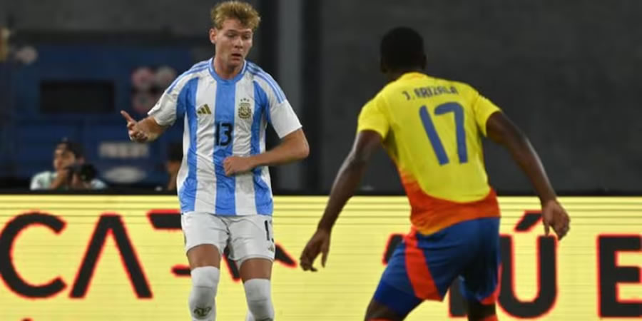 Argentina le ganó 1 a 0 a Colombia y se clasificó al Mundial Sub 20