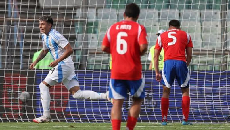 Argentina venció 2 a 1 a Chile en el inicio del Hexagonal Final del Sudamericano Sub 20