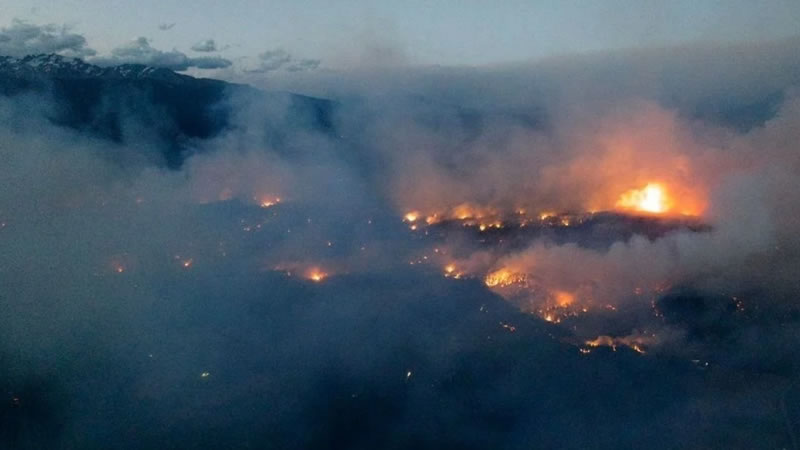 Los gobernadores de Chubut y Río Negro confirmaron que los incendios en Epuyén y El Bolsón fueron intencionales