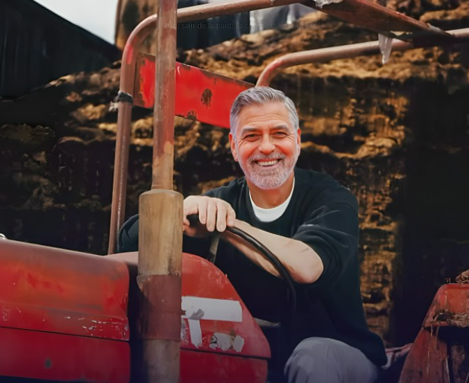George Clooney habló de su nueva vida en Francia: “Ahora conduzco un tractor y es mi oportunidad de tener una vida normal”