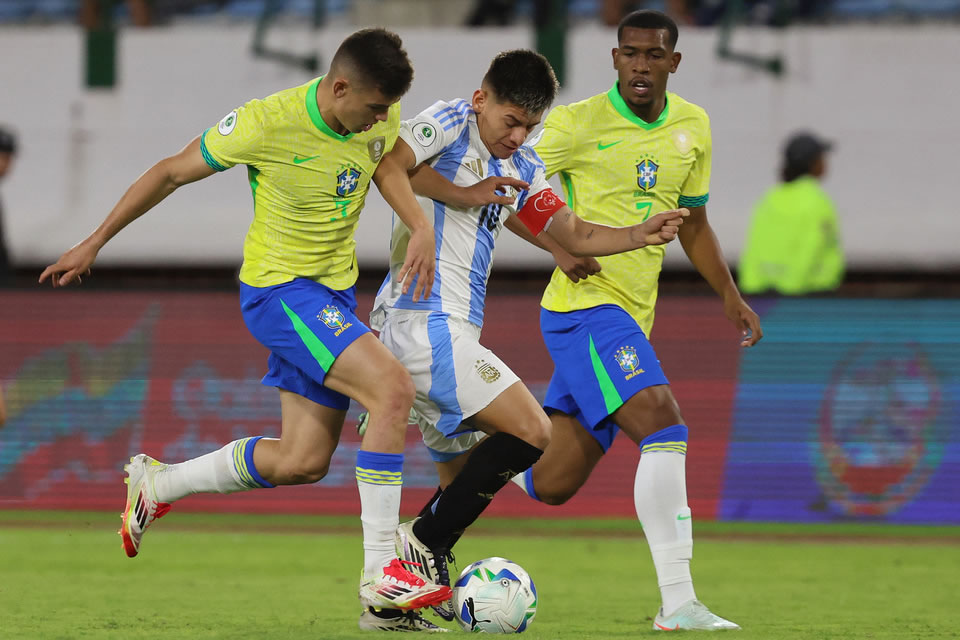 Argentina empató con Brasil y se define el Sudamericano Sub 20 en la última fecha