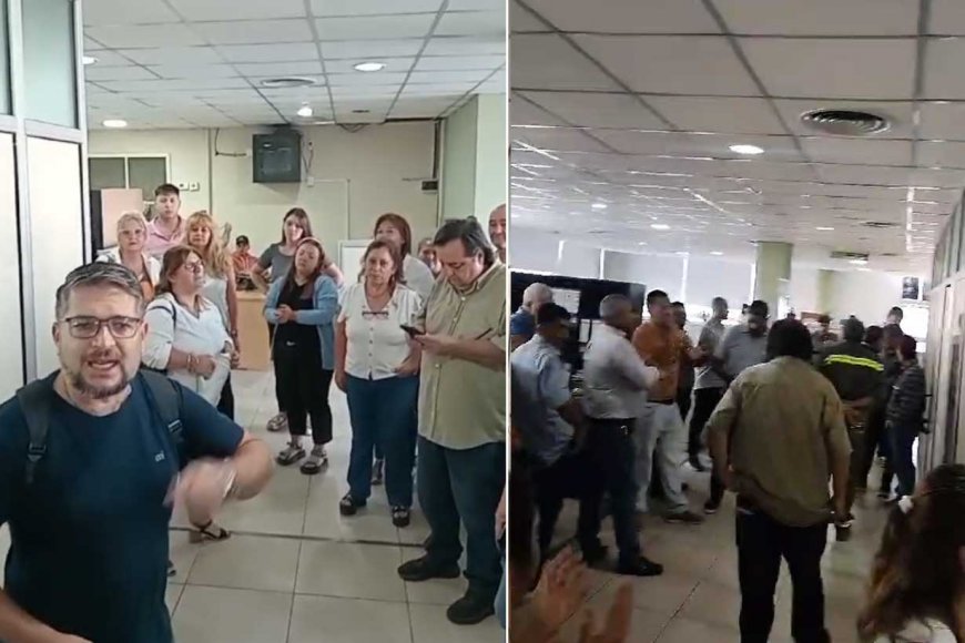 “No aceptamos extorsiones”: Azcué tras las diversas protestas de empleados municipales por reclamos salariales