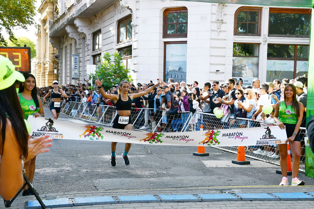 Johanna Falcon se llevó la victoria en la 15° edición de la Maratón de la Mujer