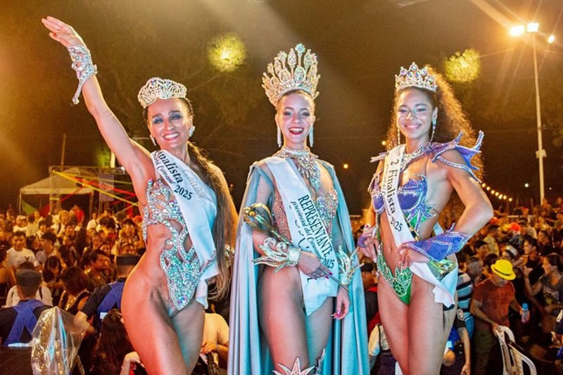 Concordia retuvo la corona de la representante del carnaval de Entre Ríos