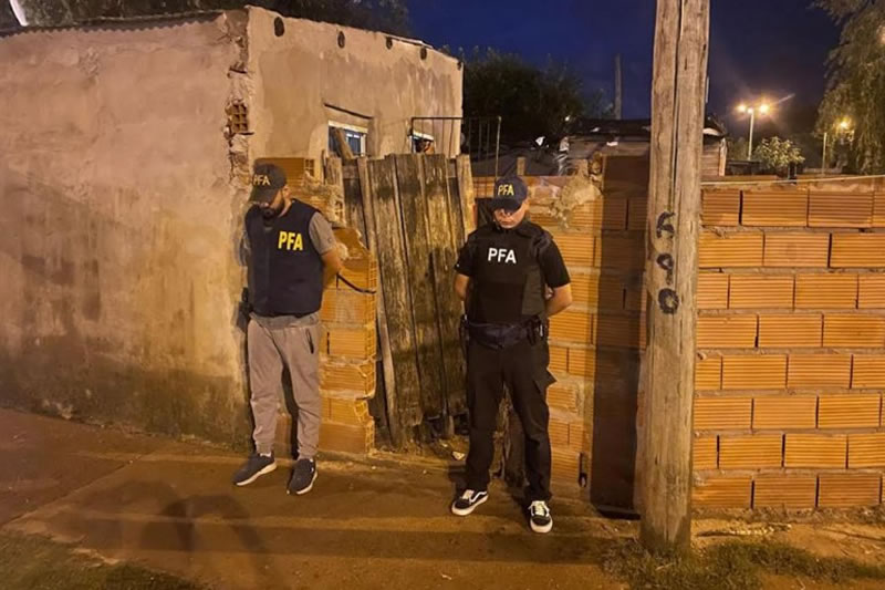 La Policía Federal desarticuló un punto de venta de droga en un barrio concordiense