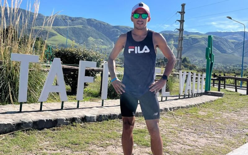 Preparándose para sus próximas competencias, Martín Mendez se entrena en Tucumán