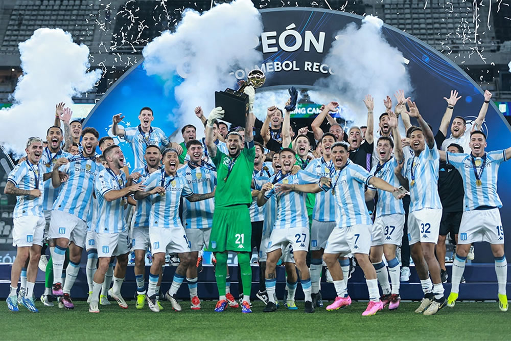 Racing campeón de la Recopa: Así quedó la tabla de títulos del fútbol argentino
