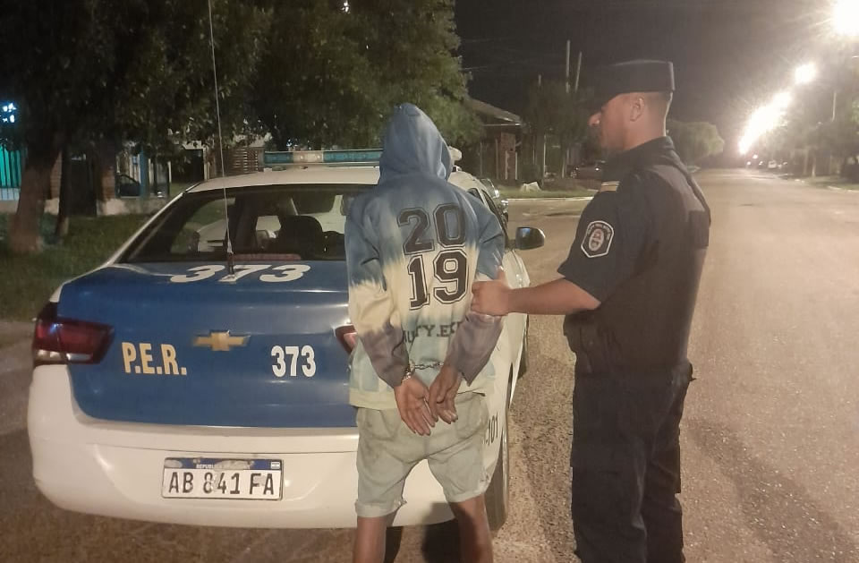 Por el ladrido de un perro captó el momento en el que un delincuente estaba dentro del auto de un vecino